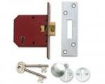 Union 5 Lever Sliding Door Lock